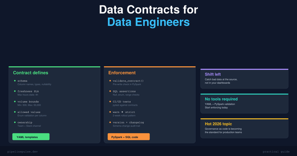 Data Contracts for Data Engineers: Getting Started in 2026